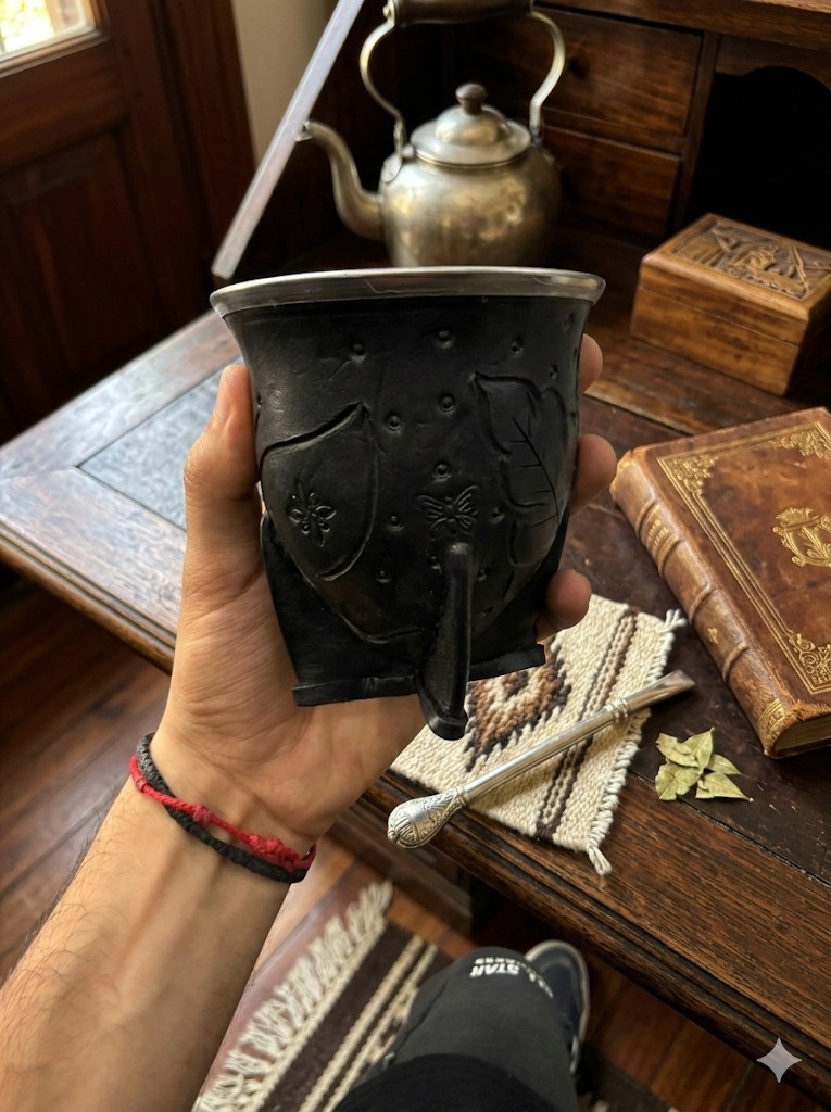 Mate Camionero Tallado