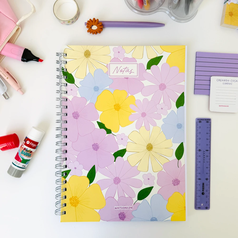 Cuaderno A4 Flowers
