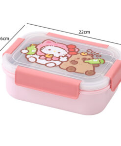 Alternative view of Lunchera + Cubiertos - Capybara