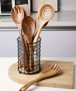 Escurridor de Cubierto - Base de Madera