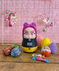 Cruchis 3D Guerreras K-POP Negro - Alcancia/Guardatuti