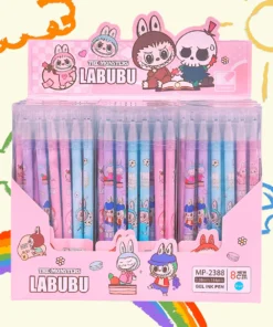 Lapicera Azul x12 - Labubu