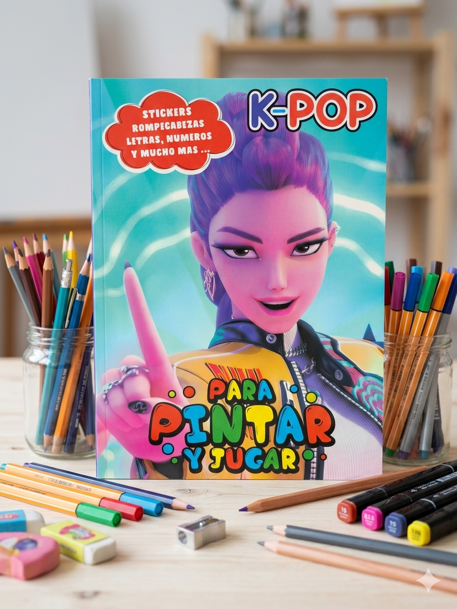 Cuaderno para pintar K-POP