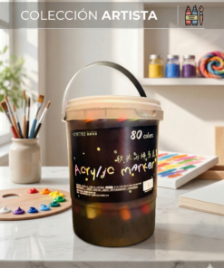 Marcador Punta Pincel x80