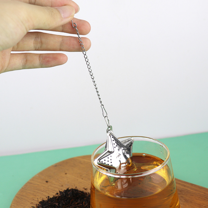 Infusor de Te - Estrella Plateada