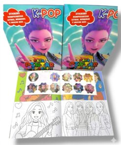Alternative view of Cuaderno para pintar K-POP