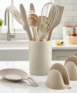 Utensilios Silicona x21 + Vaso