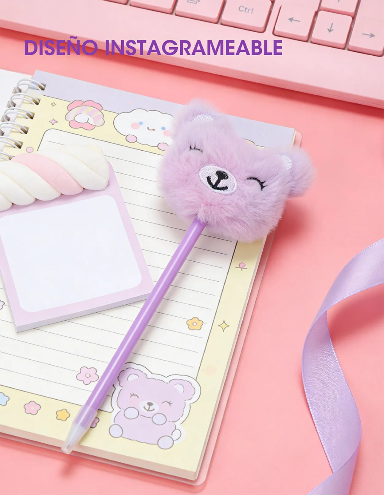 Lapicera Peluche - Osito - Imagen 2