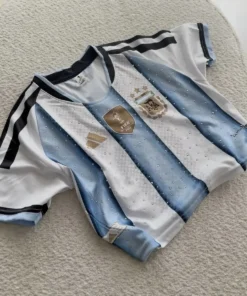 Alternative view of PRECIO LANZAMIENTO Camiseta CELESTE Seleccion Argentina con strass - ADULTO