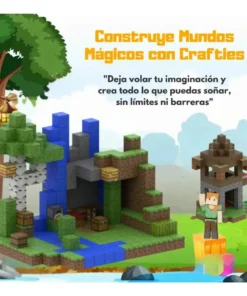 Alternative view of Bloques Magnéticos Minecraft x64 pcs