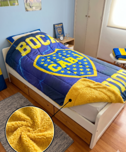 Acolchado con Polar - Boca Junior
