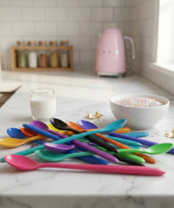 Cuchara larga x 5 - Colores