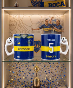 Taza Ceramica Con Pelota - BOCA