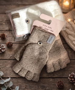 Alternative view of Guantes Mitones con Tapa Dedos