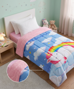 Acolchado con Polar -  Unicornio