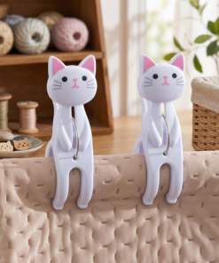 Alternative view of Set x2 Broches - Gatito ByN