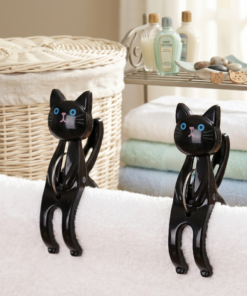 Set x2 Broches - Gatito ByN