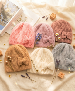 Gorro Infantil con Moño