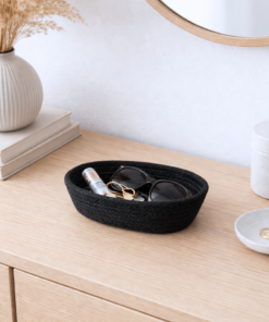 Alternative view of Canasta de Cordon Oval Chica