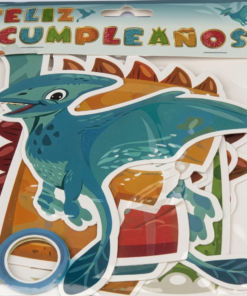 Cartel Banderin - Dinosaurio