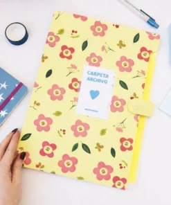 Carpeta Clasificadora Amarillo