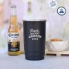 Vaso Aluminio Grabado - Papa sos Mi Campeon