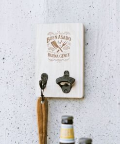Destapador y Perchero de Pared - Buen Asado