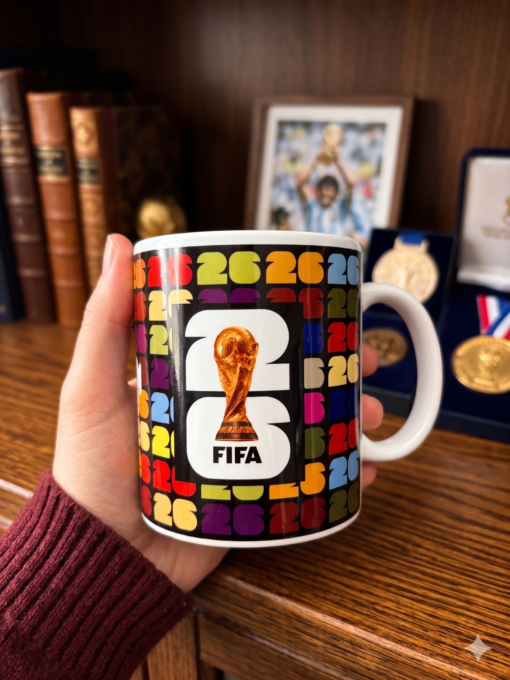 Taza de Ceramica - Figurita Mundial 2026 - Hola Deco