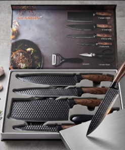 Set Cuchillos x4 + Pela papa + Tijera