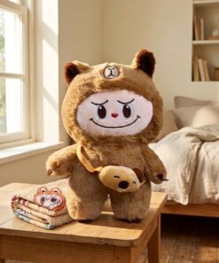 Peluche con manta - Labubu disfraz