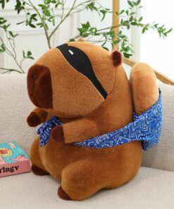 Peluche con manta - Capybara ladron de pan