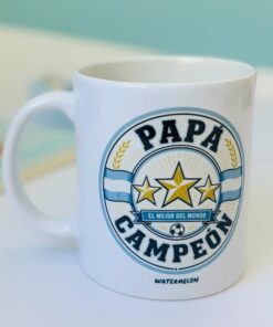 Taza ceramica - Papá campeon