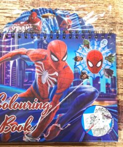 Libro de Pintar+Stikers - Spiderman
