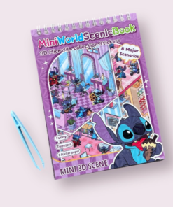 Libro de Stickers 3D - Escenas Stitch