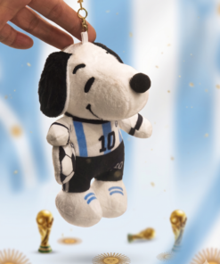 Alternative view of Llavero Peluche - Snoppy Argentino