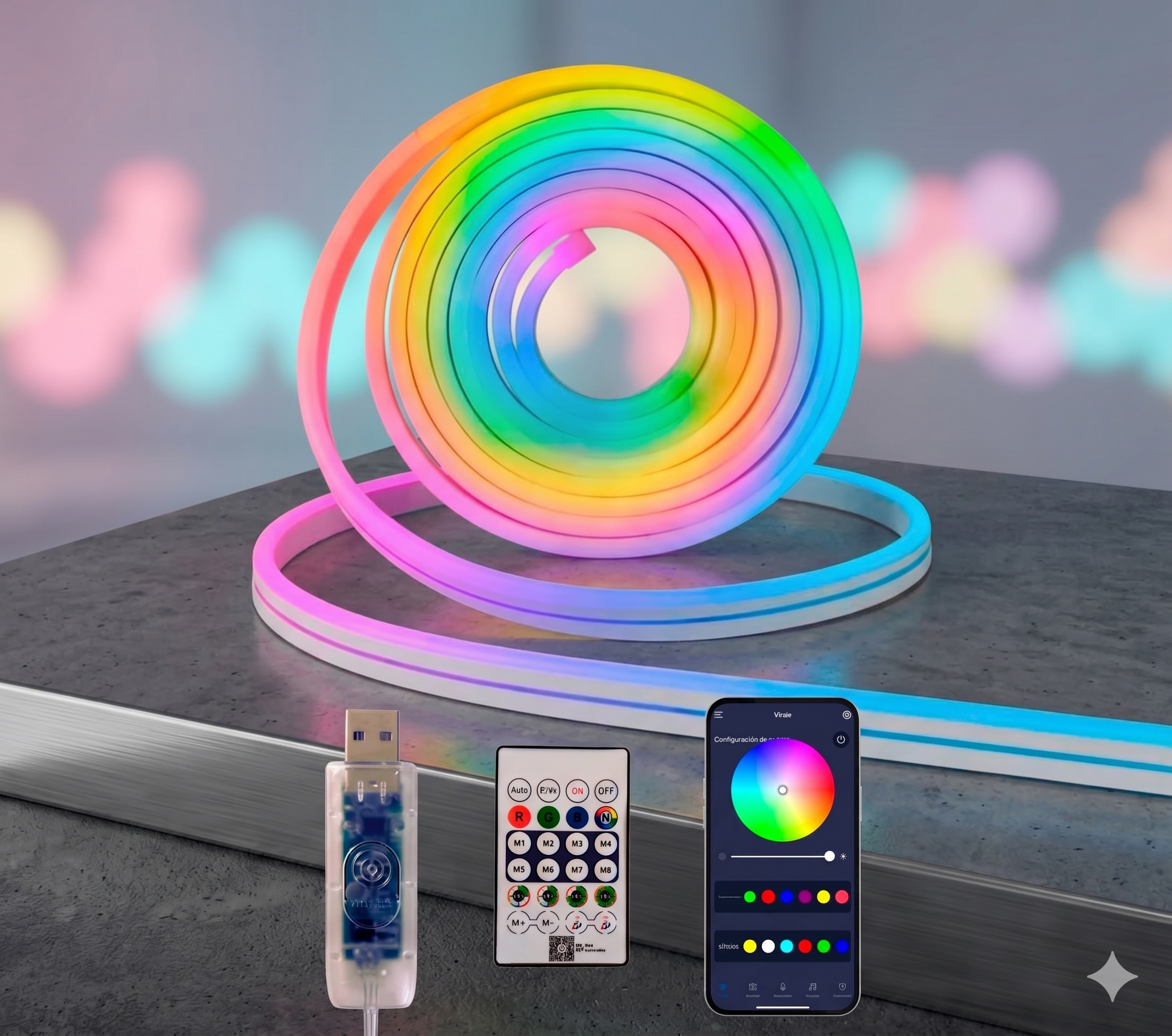 Tira Neon RGB 5M