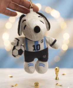 Llavero Peluche - Snoppy Argentino