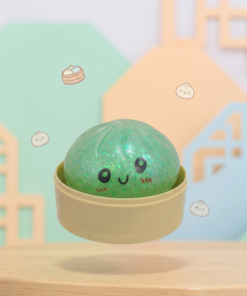 Alternative view of Dumpling Squishy Sorpresa Antiestres - Glitter con Bolitas de hidrogel