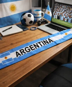 Bandera Argentina tipo bufanda