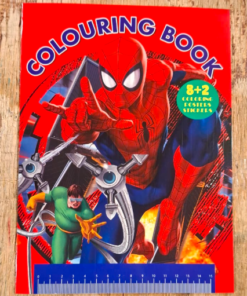 Cuaderno para pintar Spiderman