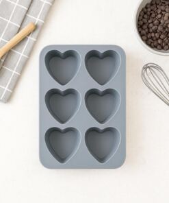 Molde Cupcake de Silicona - Corazon - Imagen 2