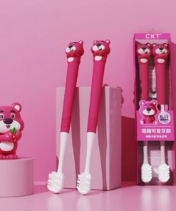Cepillo de Dientes x2 - Oso Rosa