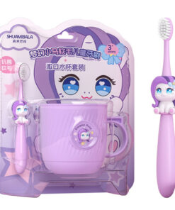Set de Cepillo de DienteS+ Vaso - Unicornio - Imagen 3