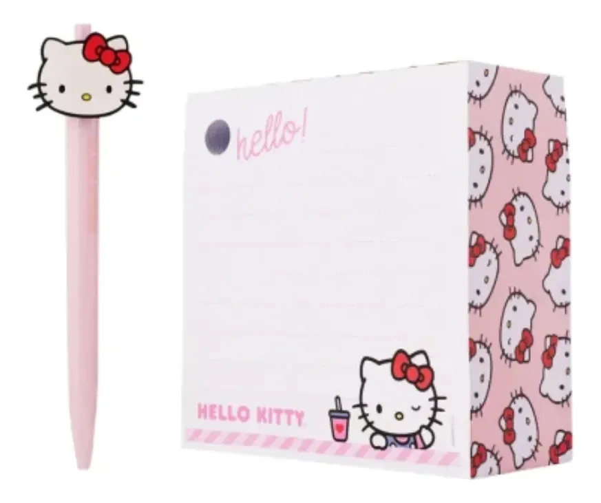 Block con Lapicera - Hello Kitty - Mooving - Imagen 2
