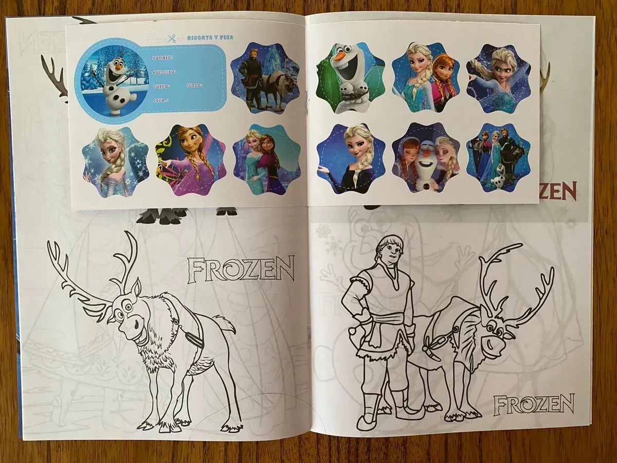Cuaderno para pintar - Frozen - Imagen 2