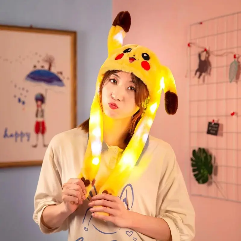 Gorro con Luz Levanta Oreja - Pikachu - Imagen 2