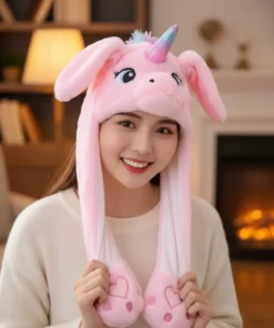 Gorro con Luz Levanta Oreja - Unicornio