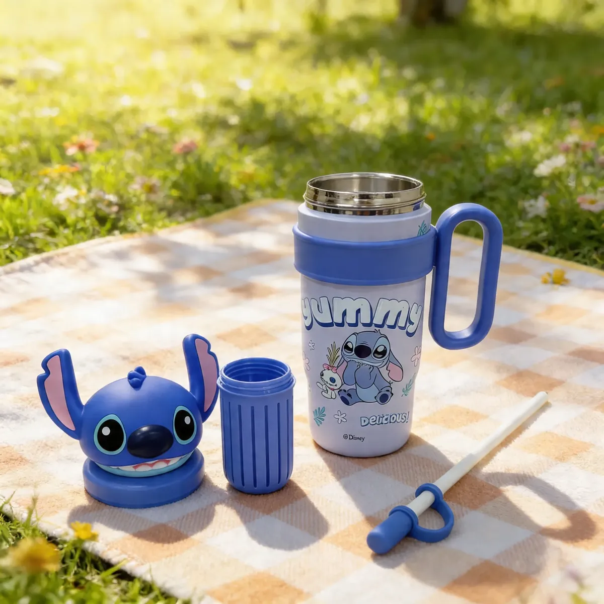 Vaso Termico con Asa - Stitch - Imagen 3