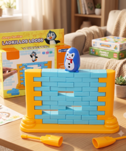 Juego de Mesa - Ladrillos Locos Pinguino - Imagen 2