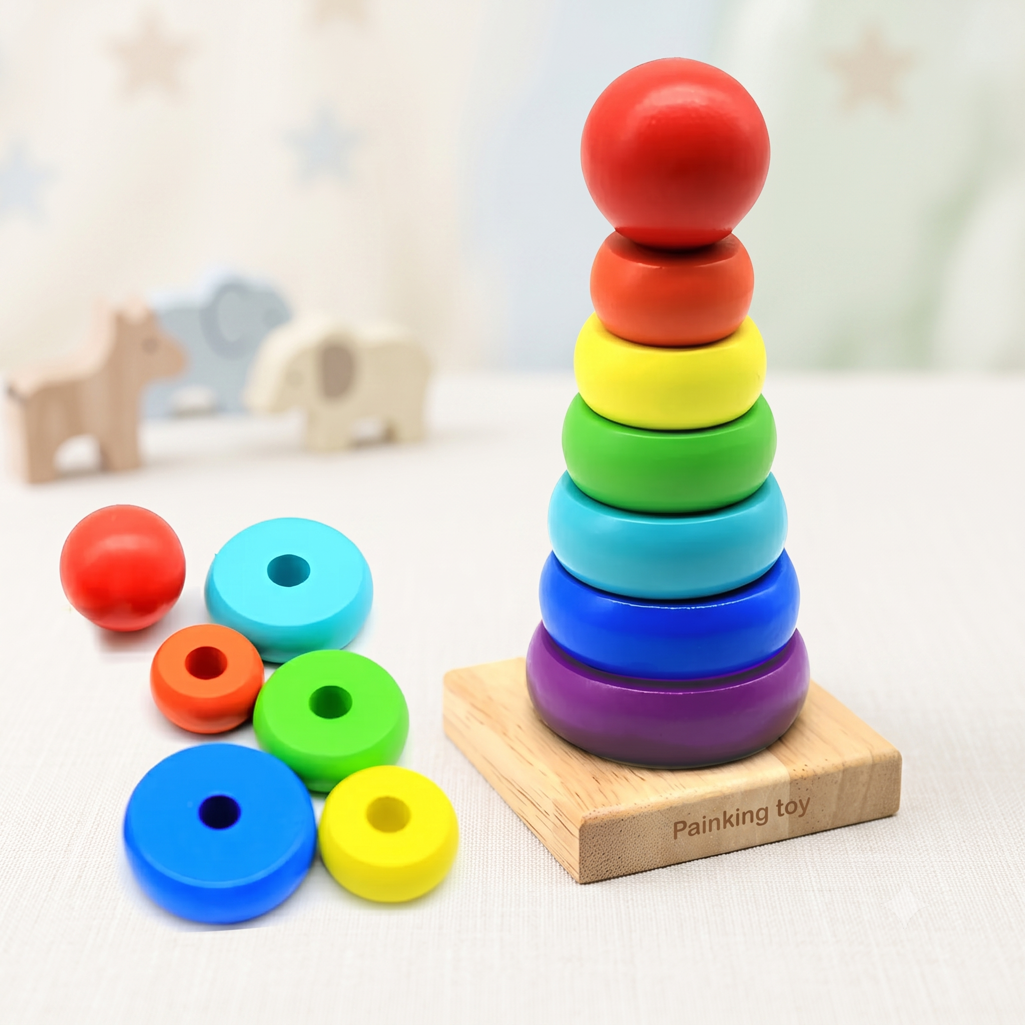Juego Didactico - Torre de apilamiento
